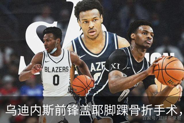 乌迪内斯前锋盖耶脚踝骨折手术，缺阵至2027年